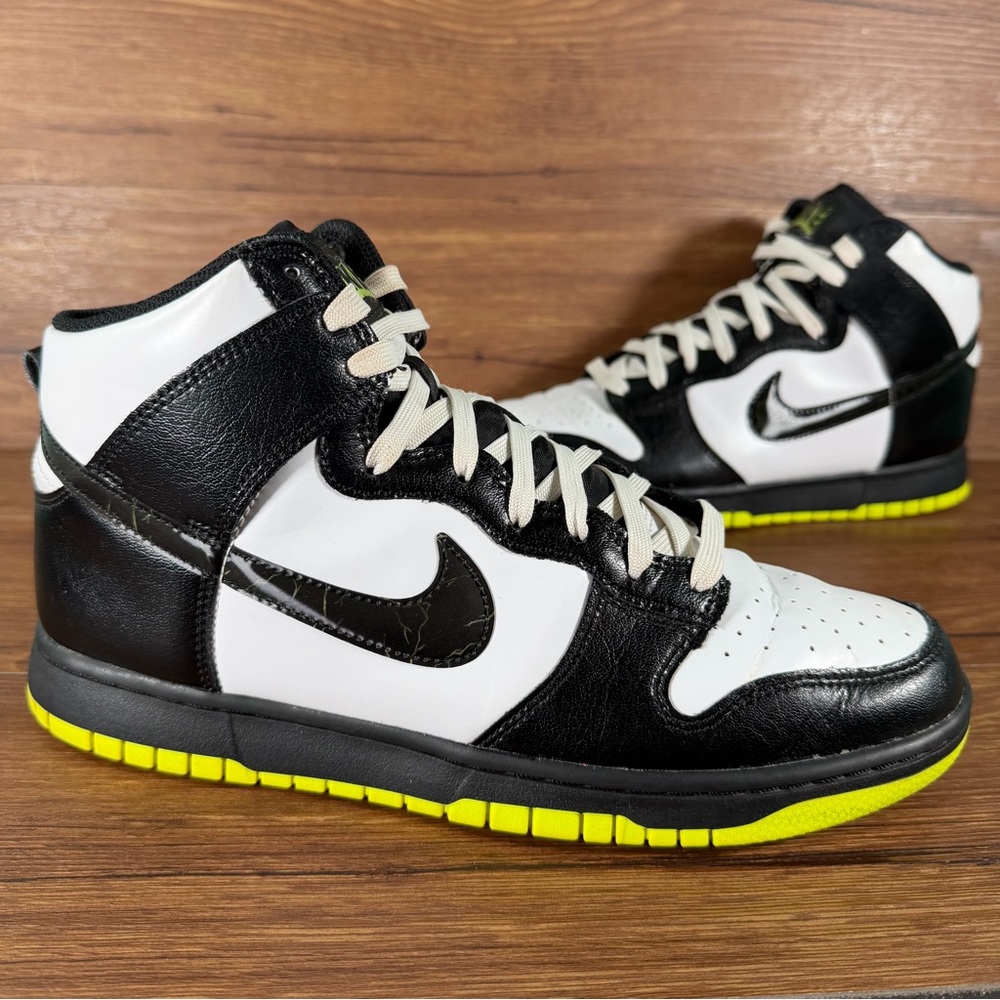 Nike Dunk High ‘Electric’ Lace Up Leather Sneakers Men’s Size 10 Shoes
